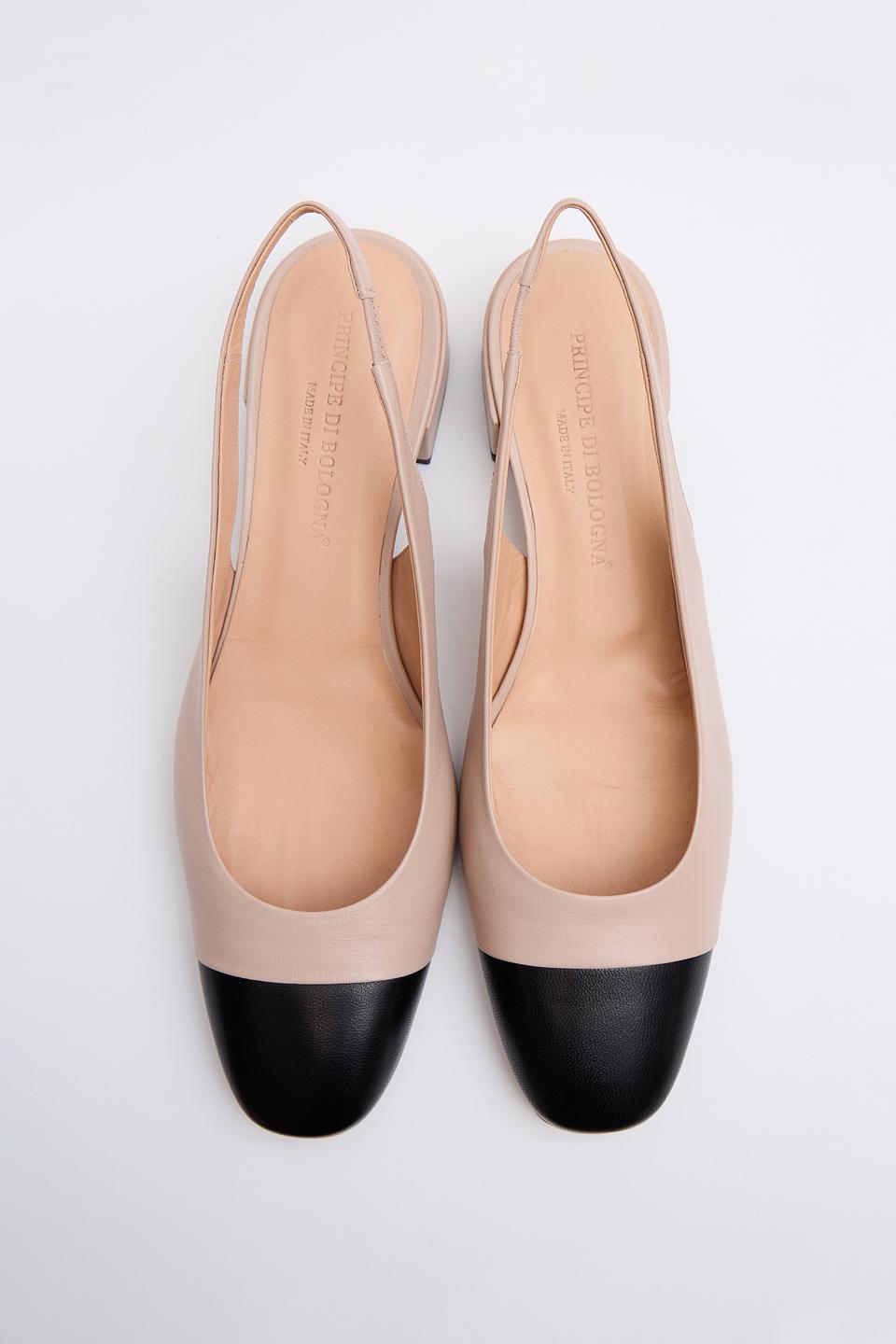 Туфли Principe Di Bologna с черным носком