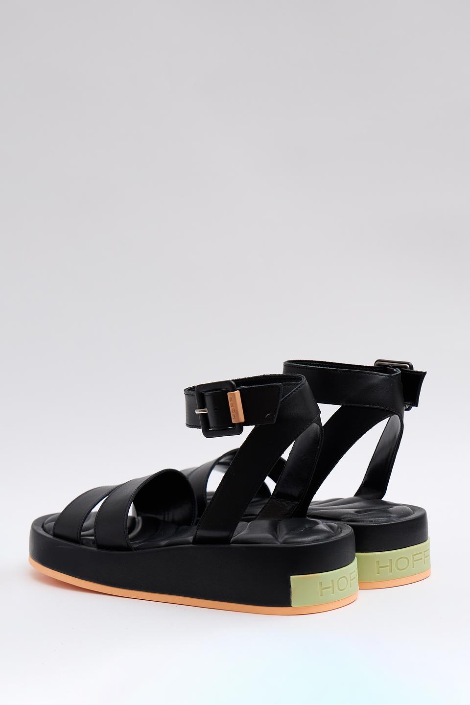 Сандалии Hoff кожаные чёрные
