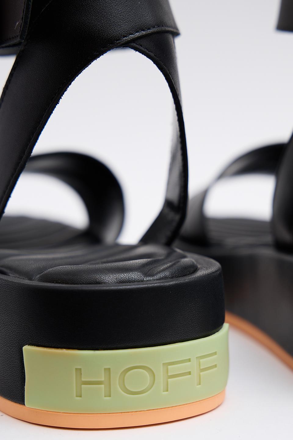 Сандалии Hoff кожаные чёрные