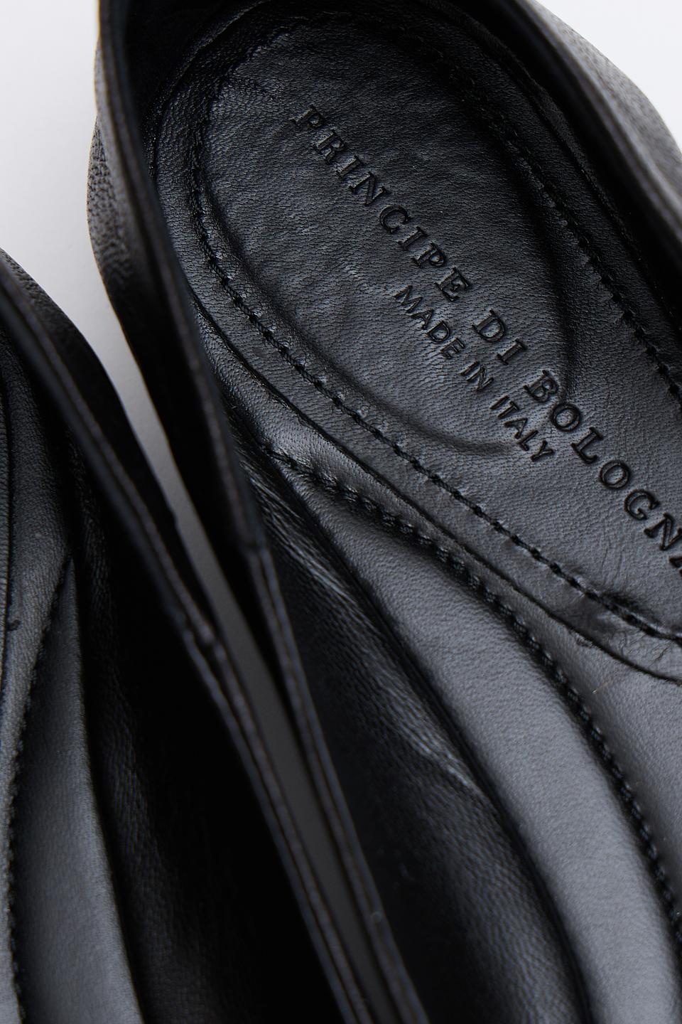 Балетки Principe Di Bologna чёрные