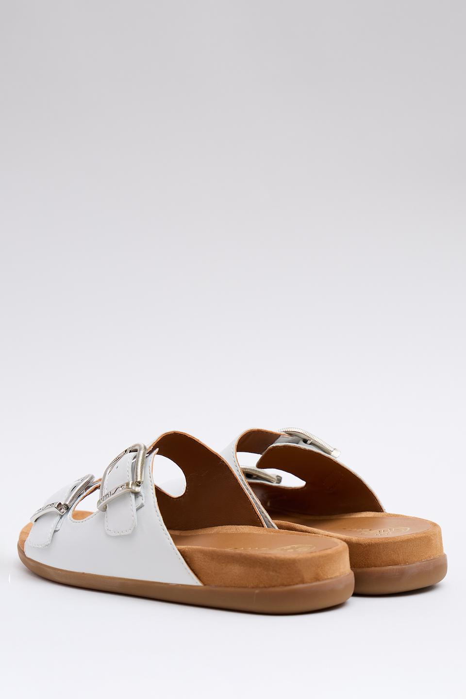 Сандалии Unisa с пряжками белый