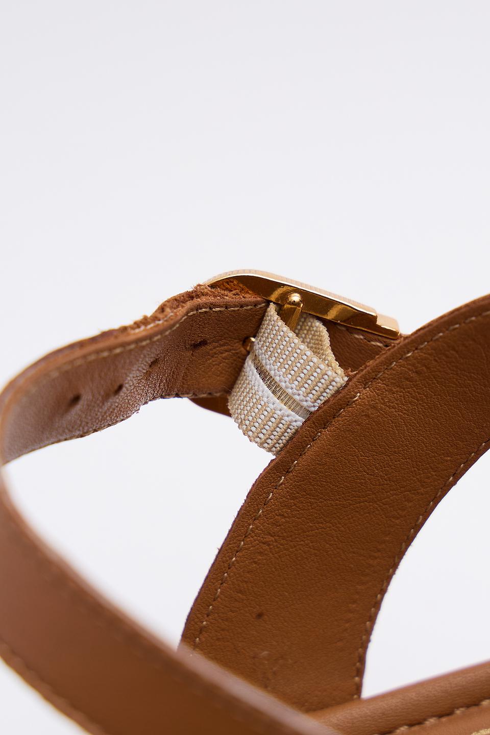 Сандалии Unisa плетеные коричневые