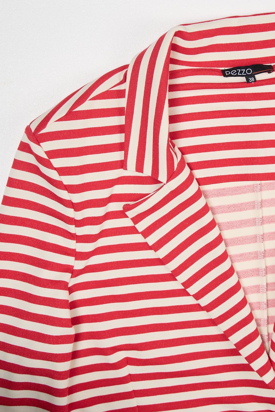 Жакет Pezzo в полоску красный