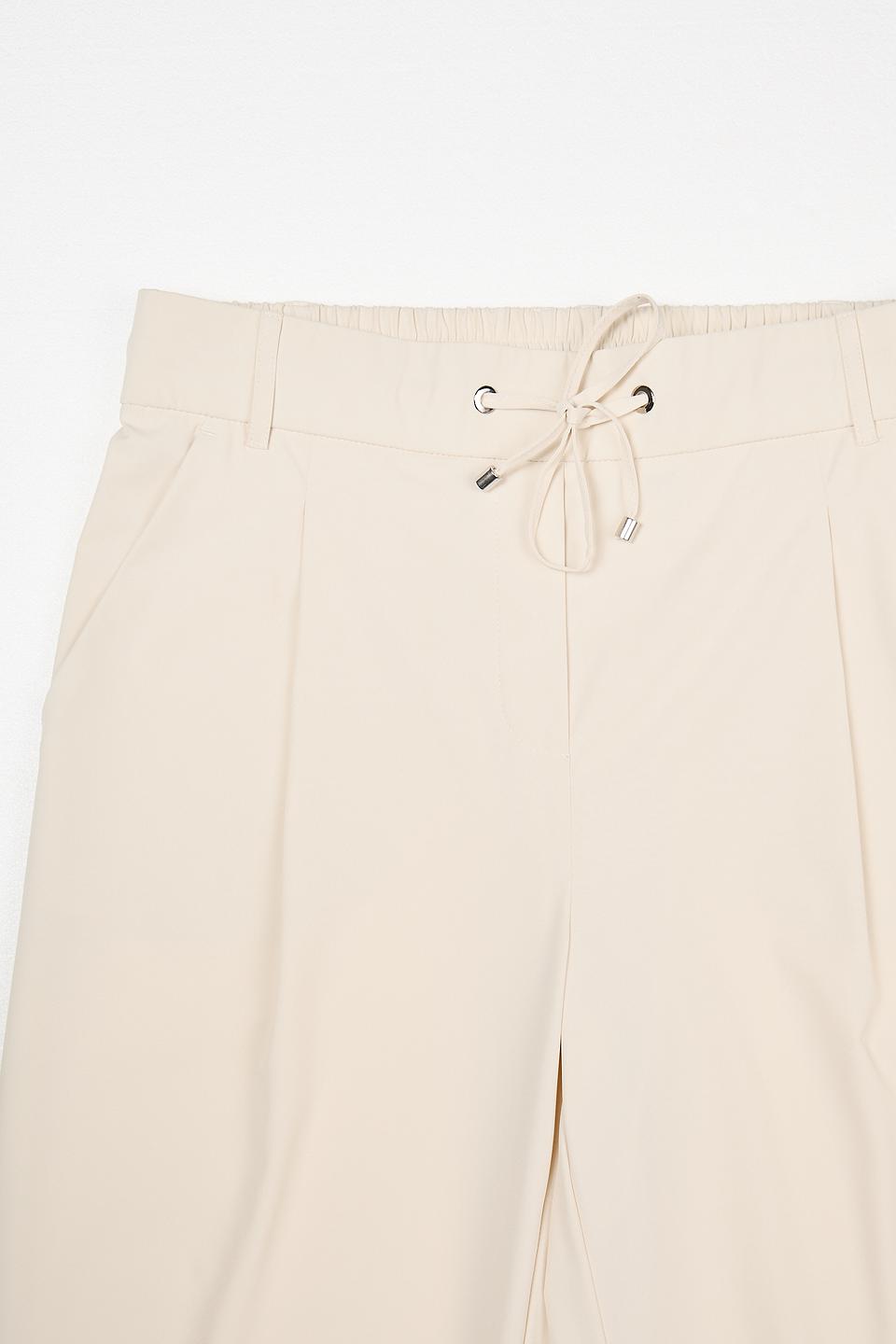 Брюки Pezzo прямого кроя бежевые