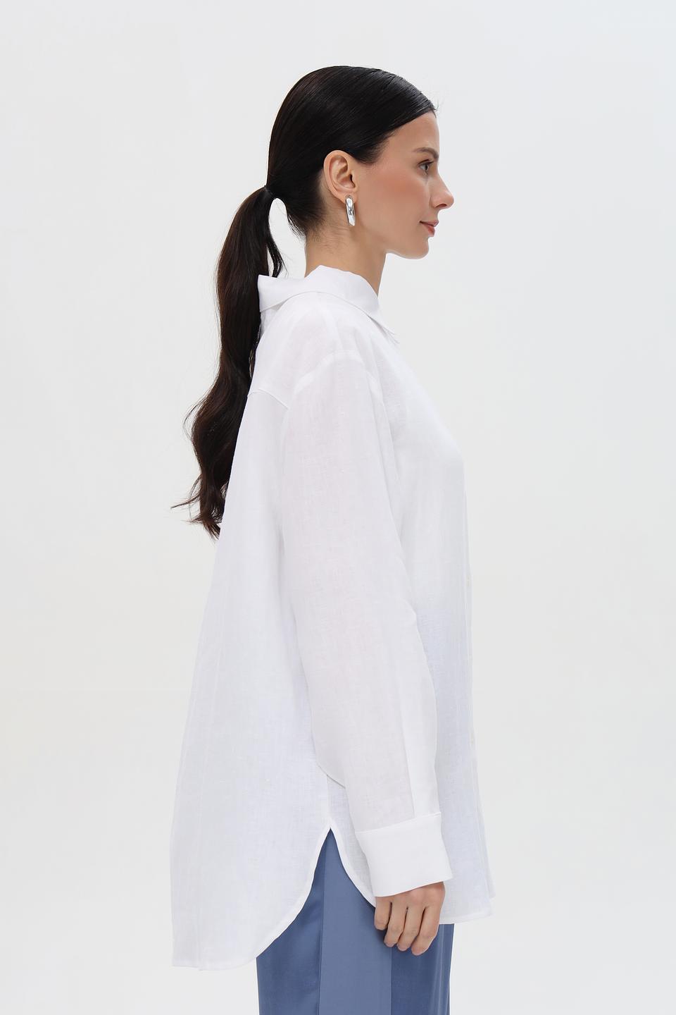 Блуза Pezzo оверсайз белая