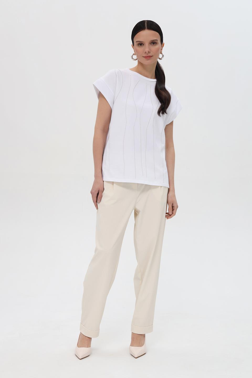 Футболка Pezzo с вертикальной фактурой