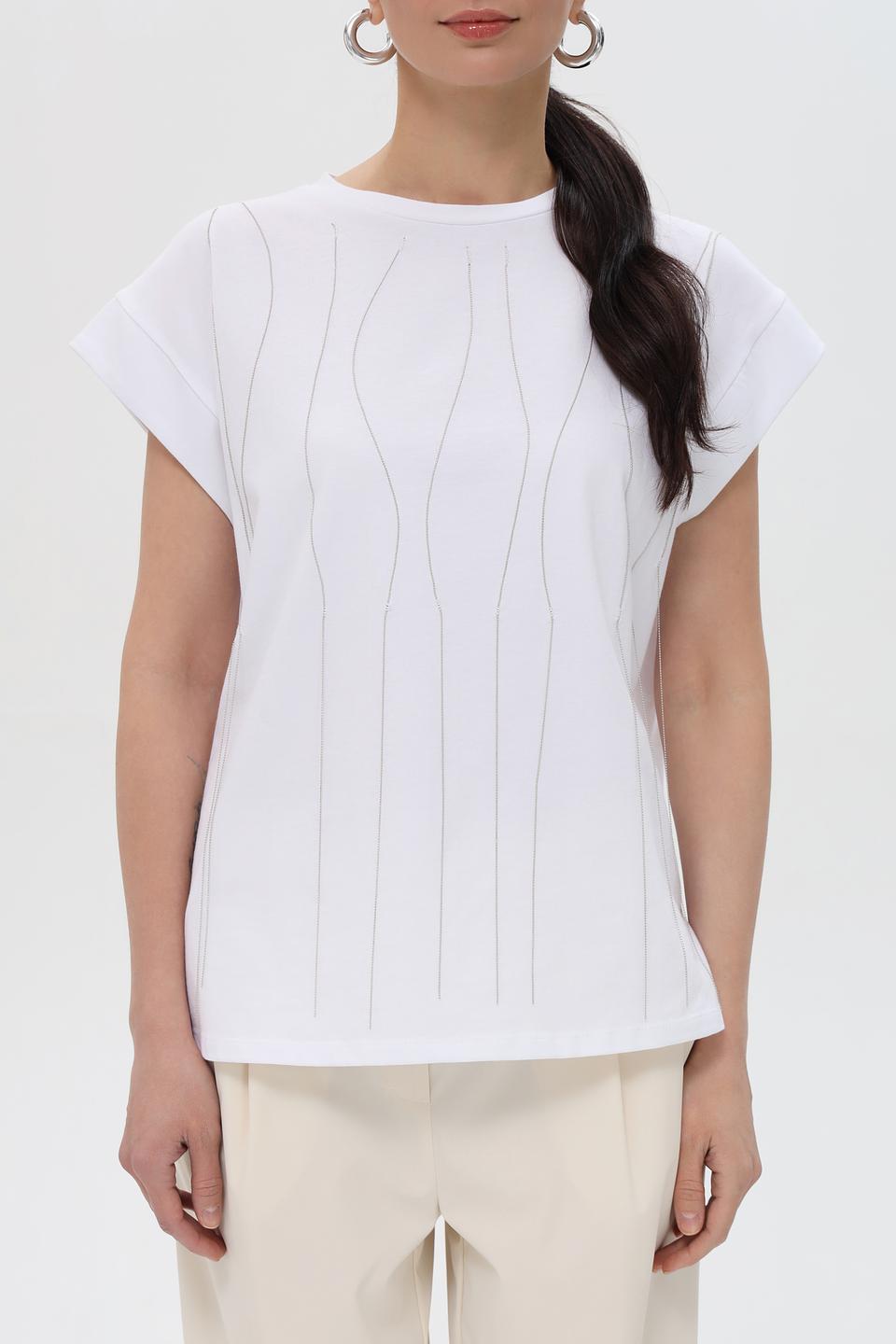 Футболка Pezzo с вертикальной фактурой