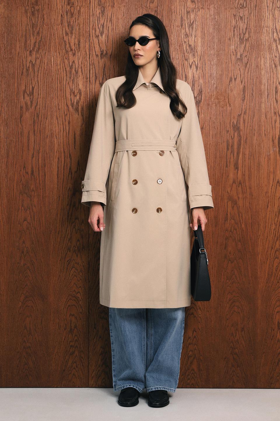 Плащ Pezzo бежевый