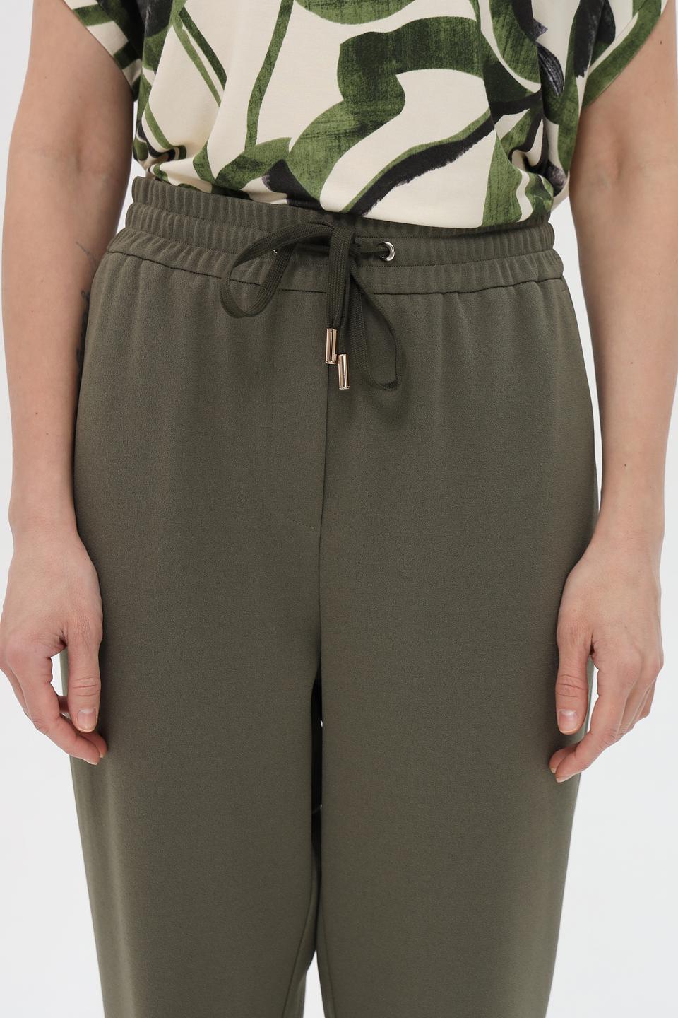 Брюки Pezzo хаки с завязками