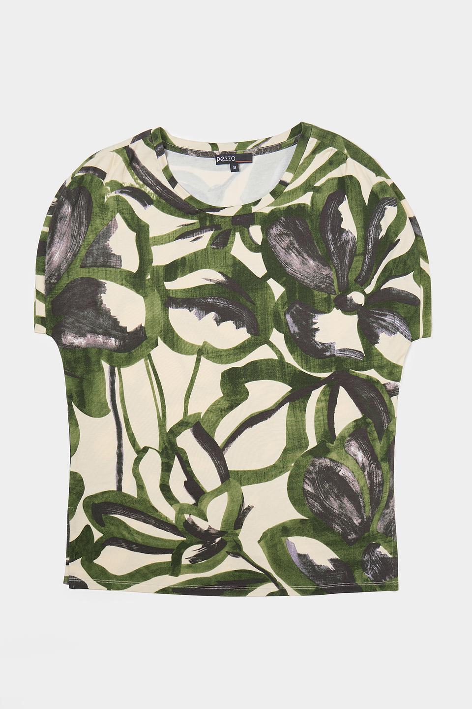 Футболка Pezzo с тропическим принтом