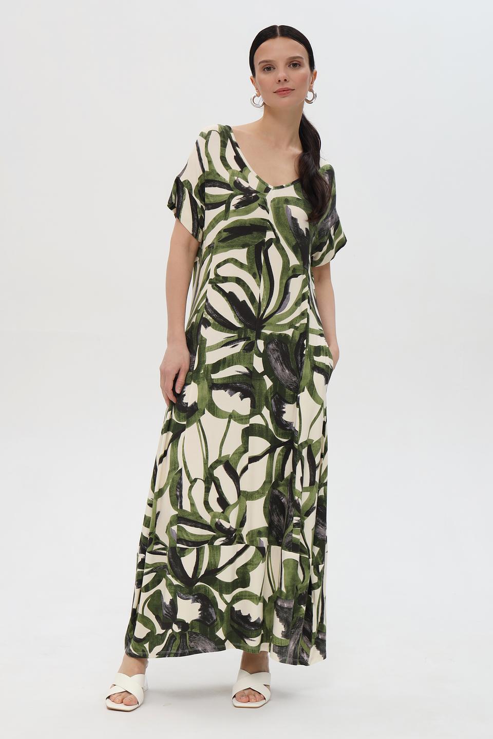 Платье Pezzo с тропическим принтом