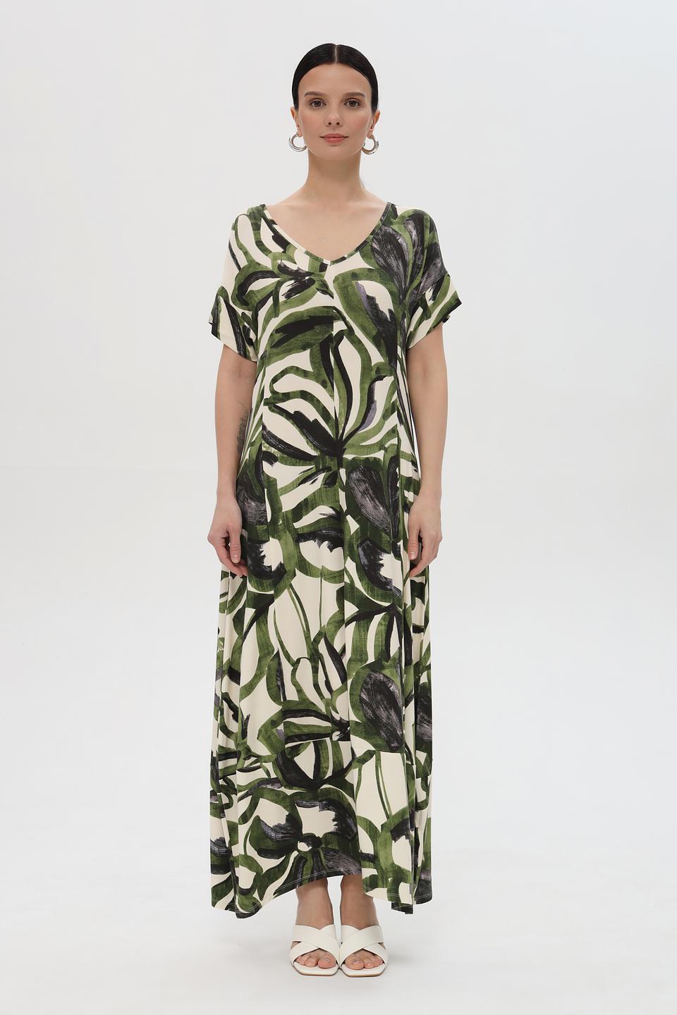 Платье Pezzo с тропическим принтом