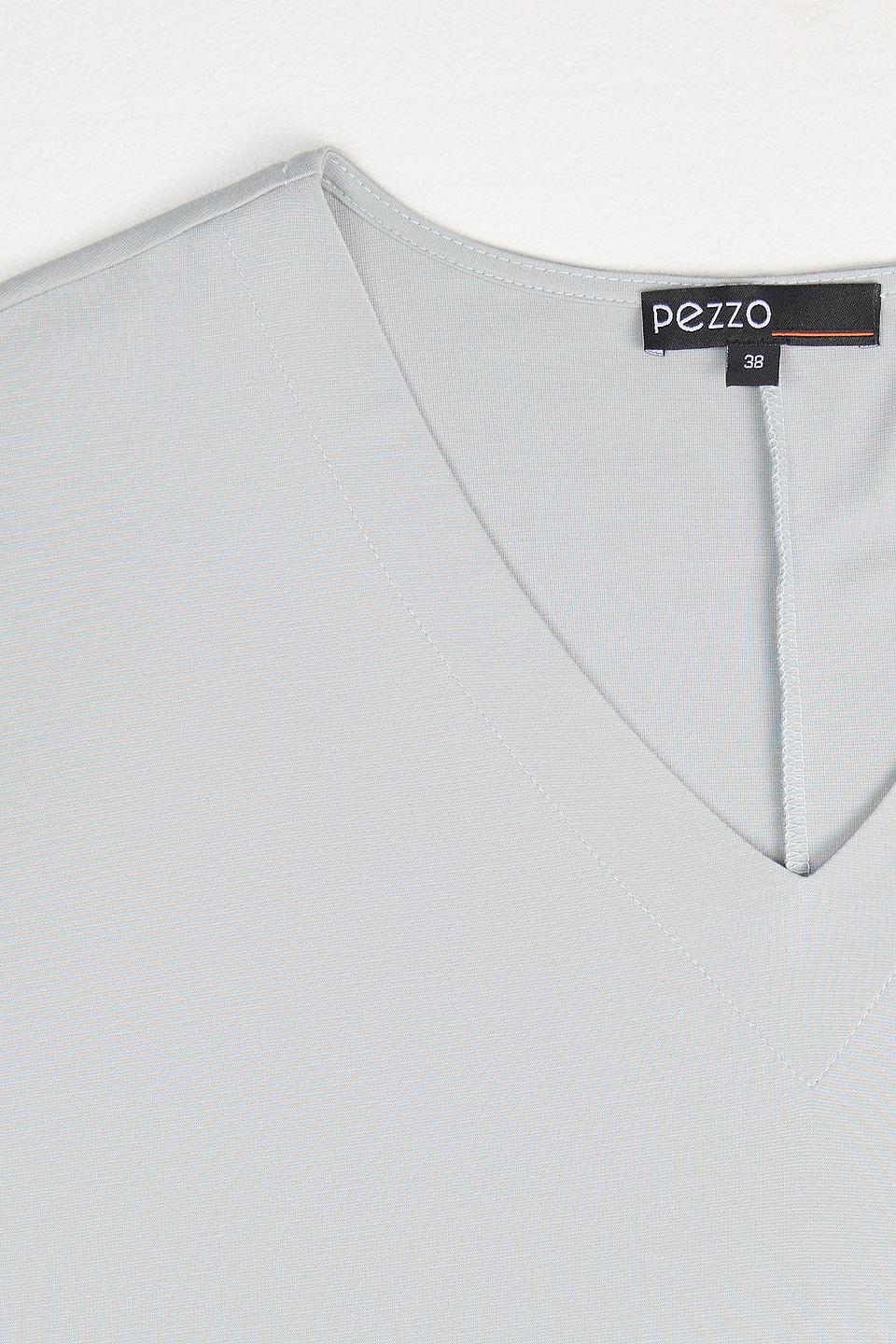 Платье Pezzo серое с рукавами