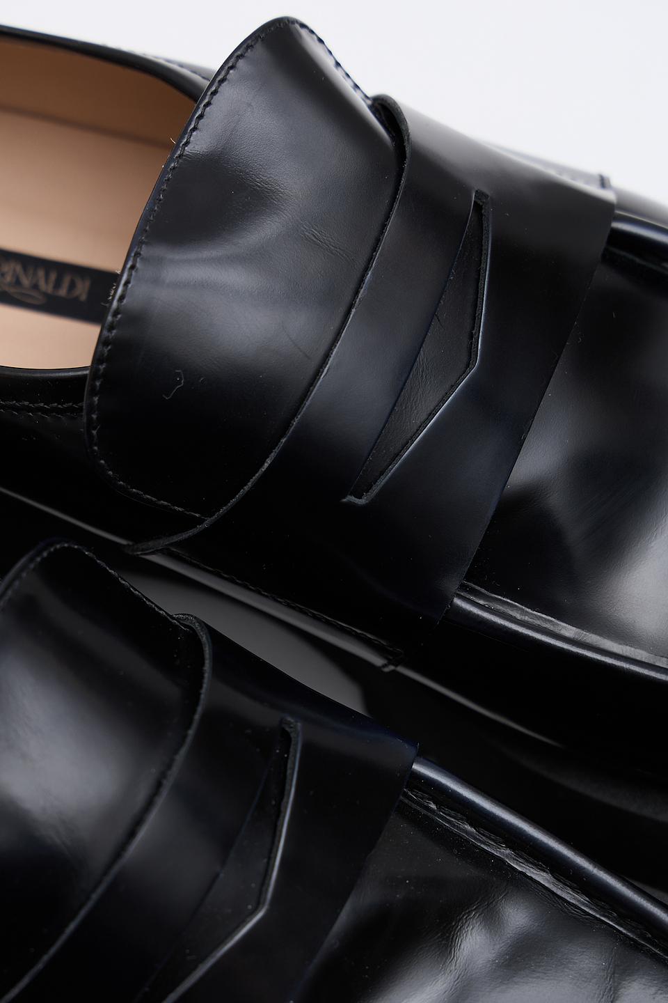 Лоферы Marina Rinaldi чёрные на платформе