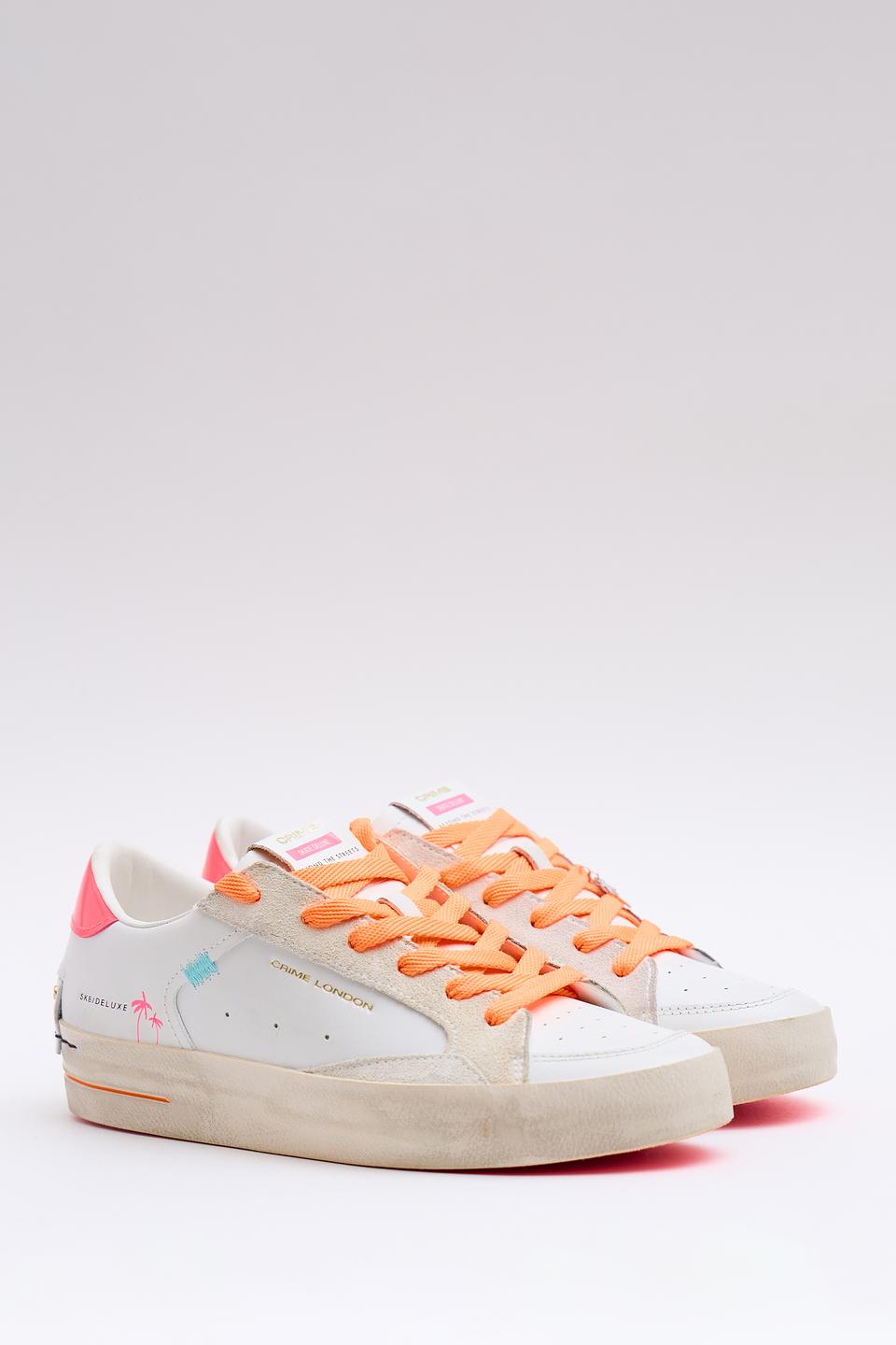 Кроссовки Crime London Skate Deluxe белые