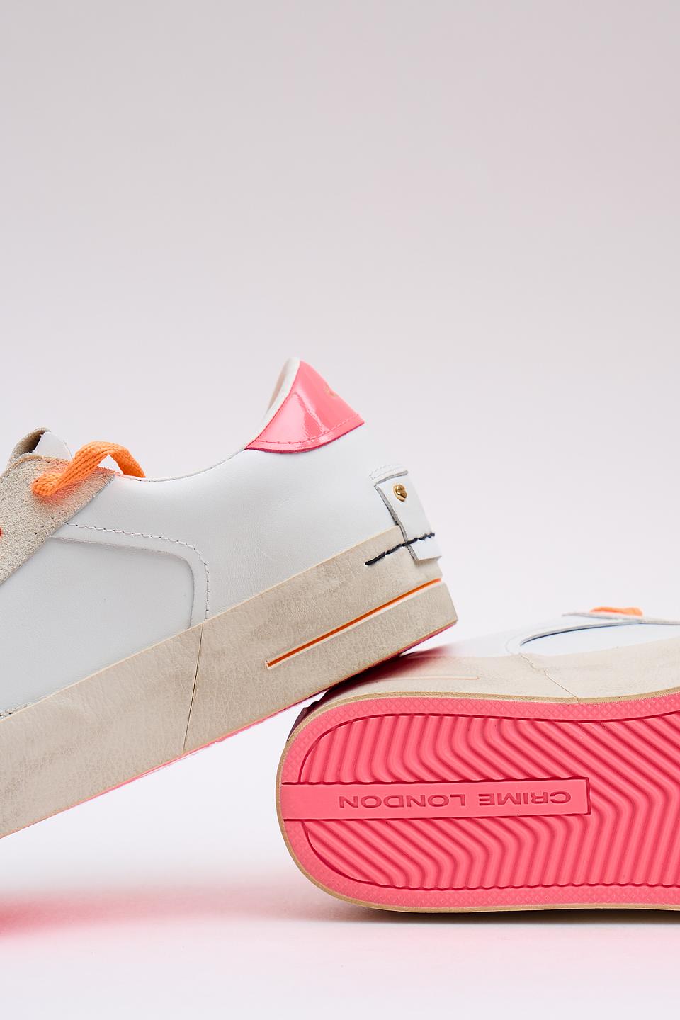 Кроссовки Crime London Skate Deluxe белые