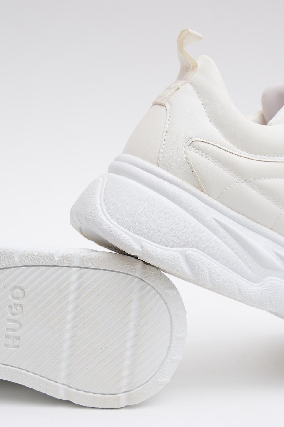 Кроссовки Hugo стеганые белые