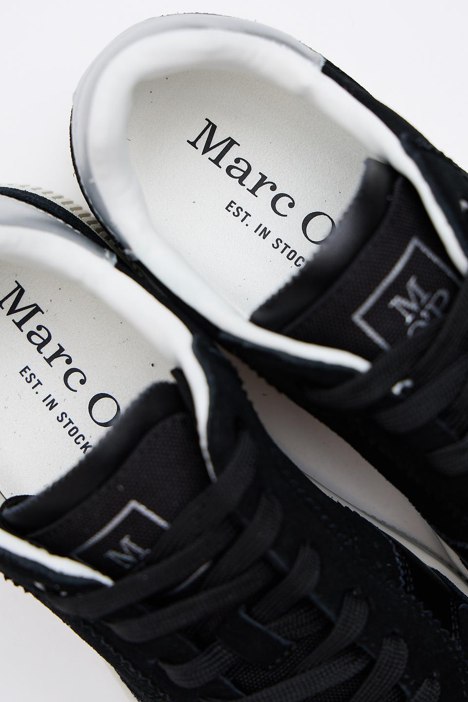 Кроссовки Marc O Polo ACC чёрные с серебристым декором
