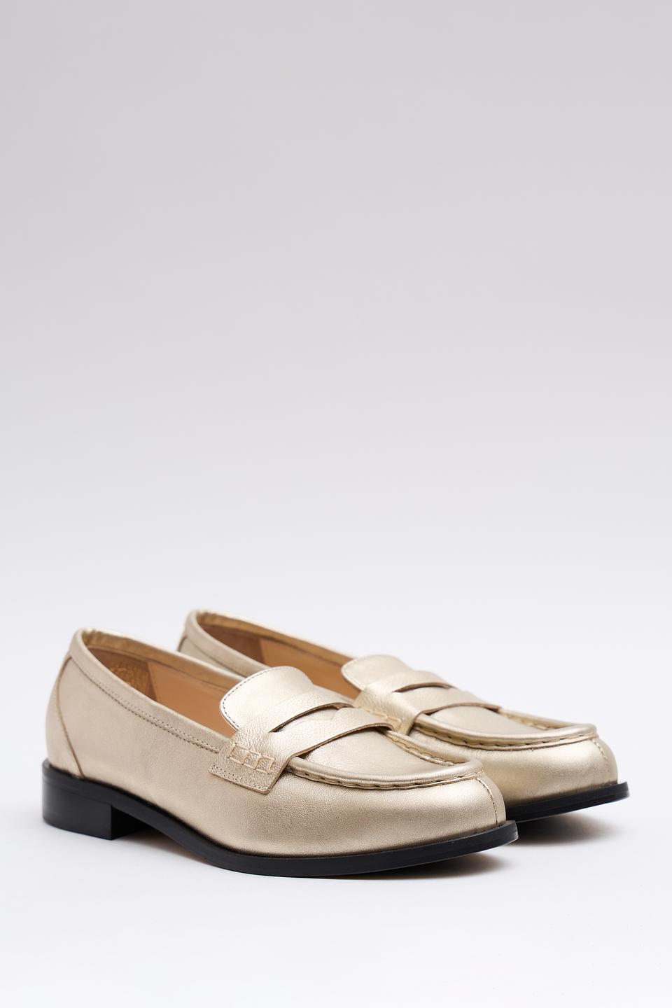 Лоферы Marina Rinaldi Sport золотистые