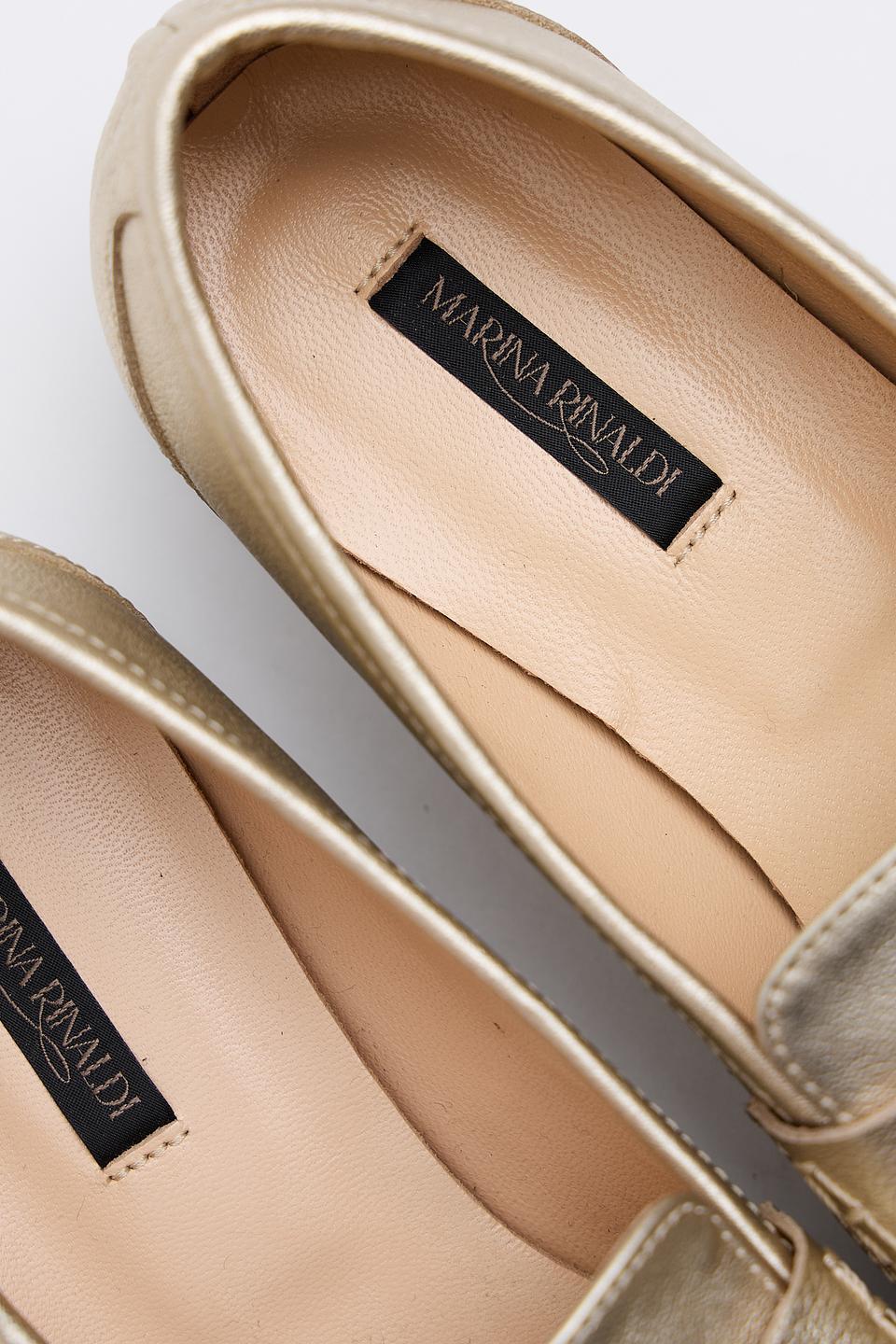 Лоферы Marina Rinaldi Sport золотистые