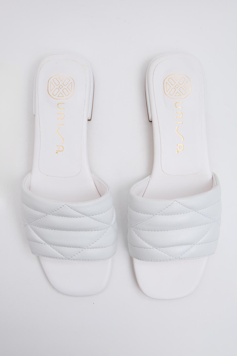 Слайдеры Unisa стеганые белые