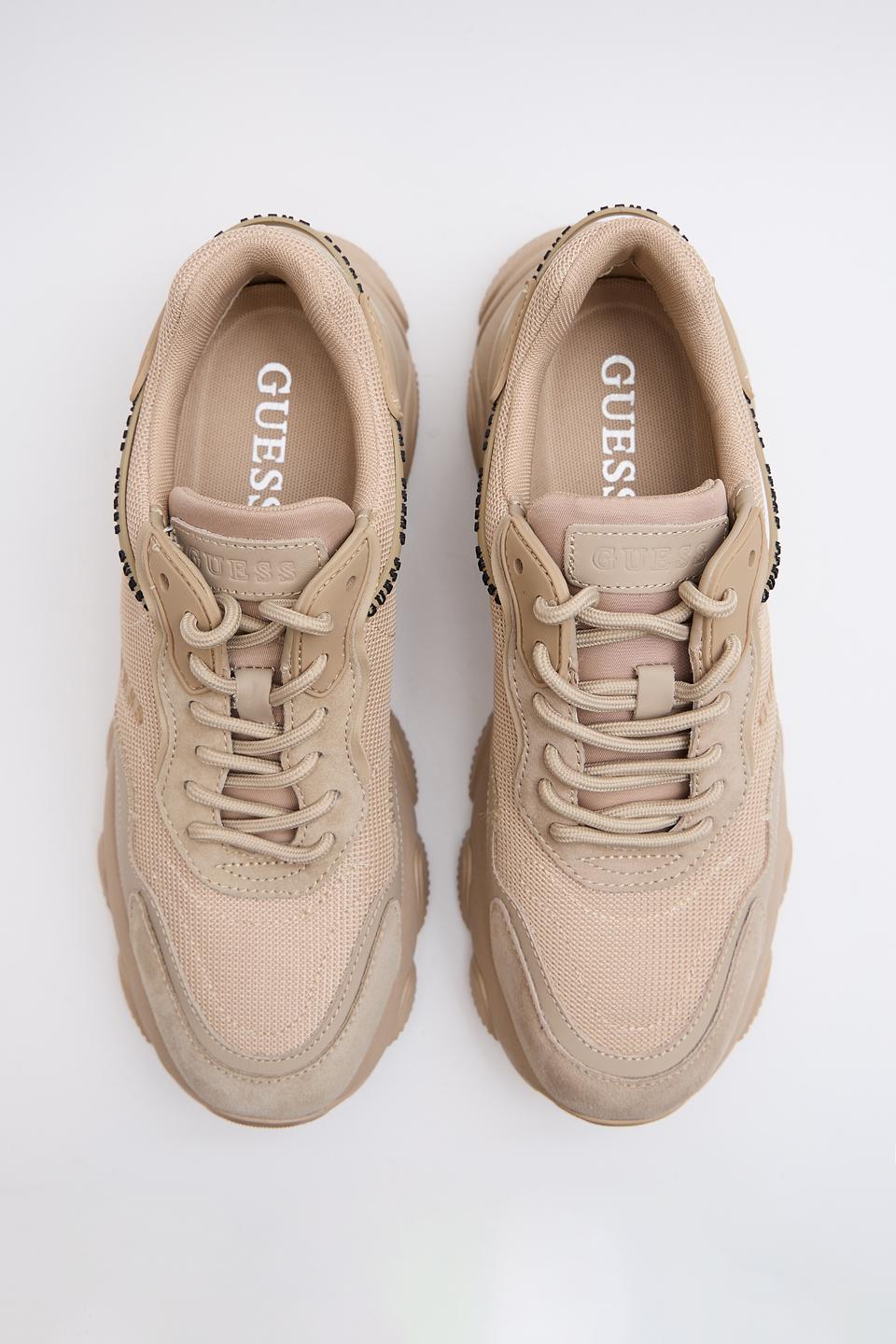 Кроссовки Guess бежевые