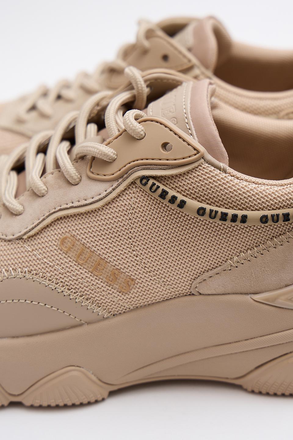 Кроссовки Guess бежевые