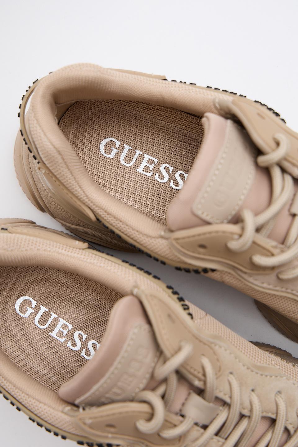 Кроссовки Guess бежевые