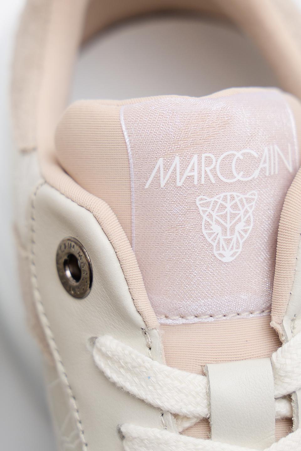 Бежевые кроссовки Marc Cain с массивной подошвой