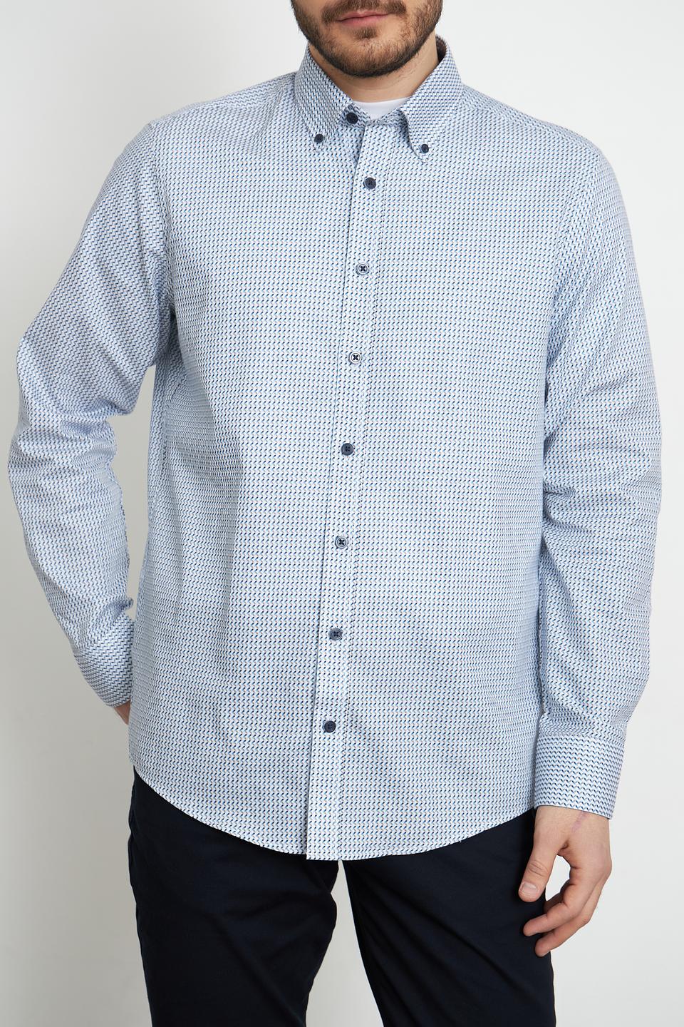 Рубашка Casa Moda в голубую клетку