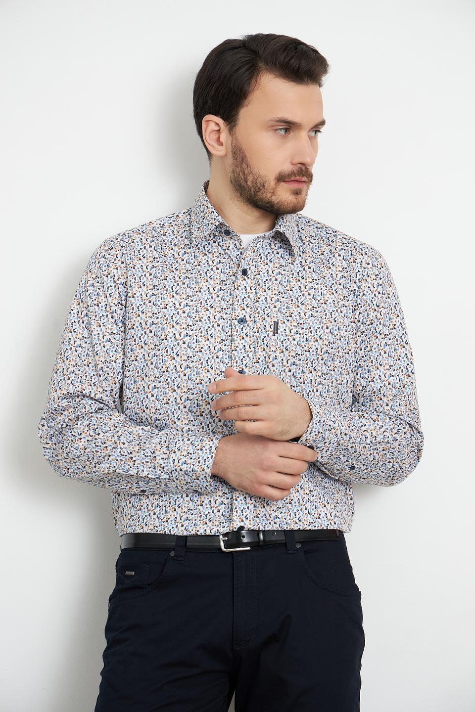 Рубашка Casa Moda с принтом