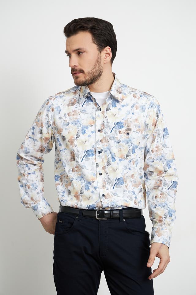 Рубашка Casa Moda с цветочным принтом