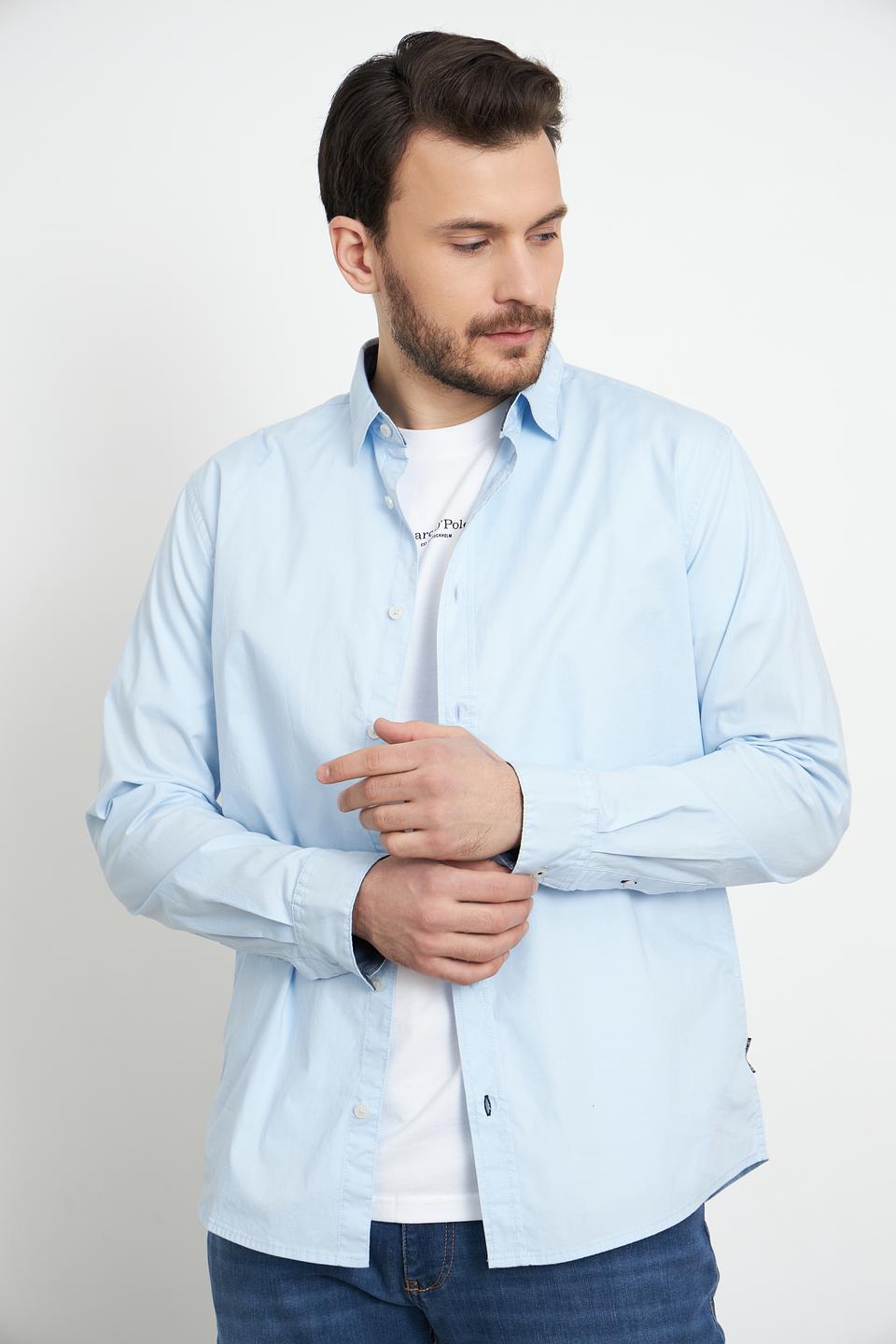 Рубашка Tom Tailor голубая