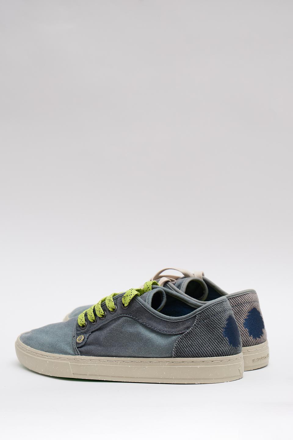 Кеды Satorisan серые с лаймом