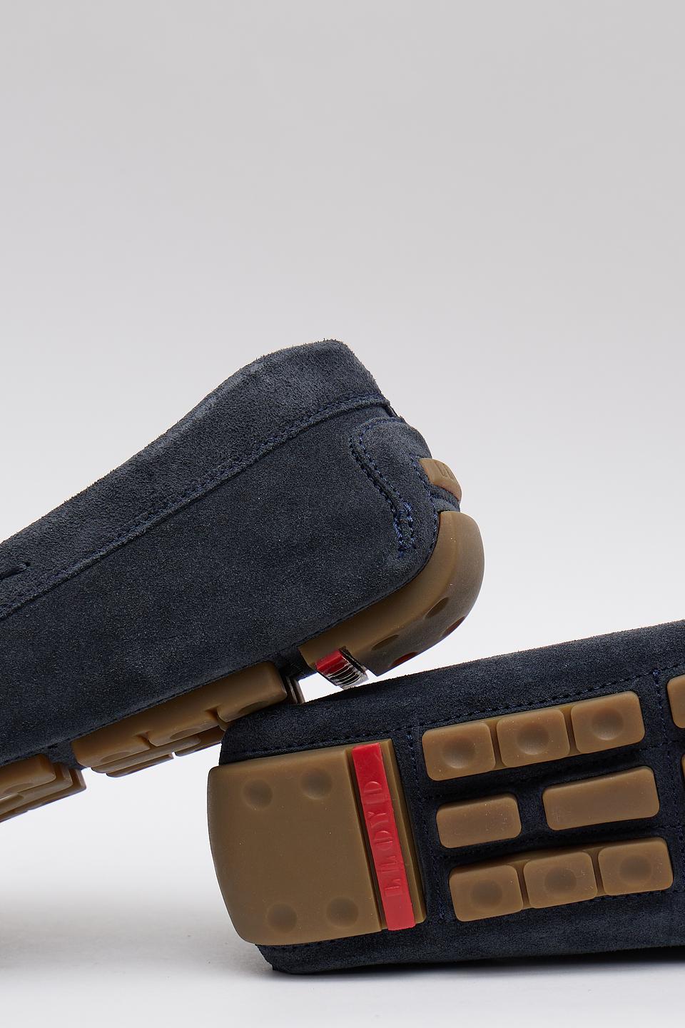 Лоферы LLoyd синие замшевые