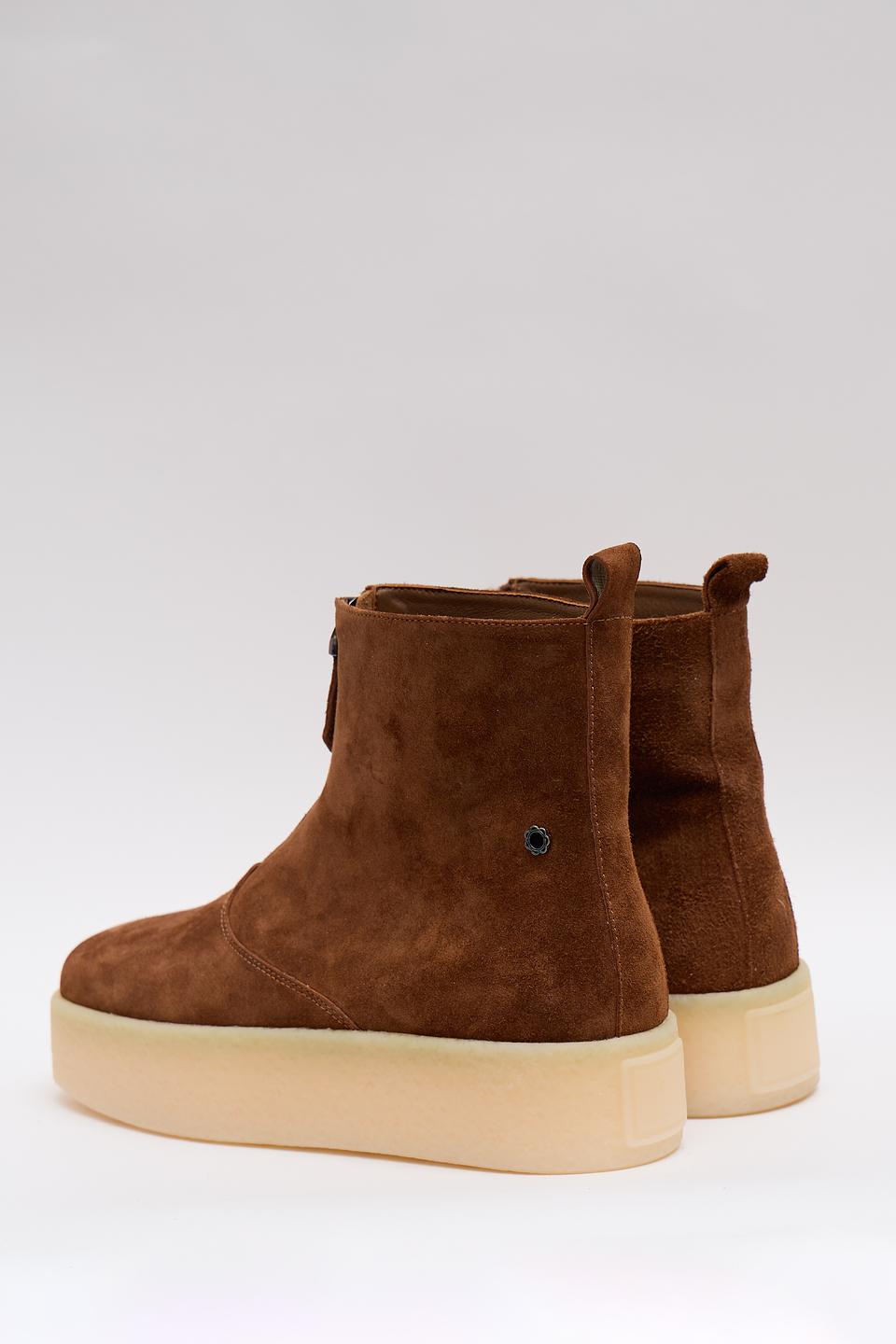 Ботинки Tuffoni на платформе коричневые