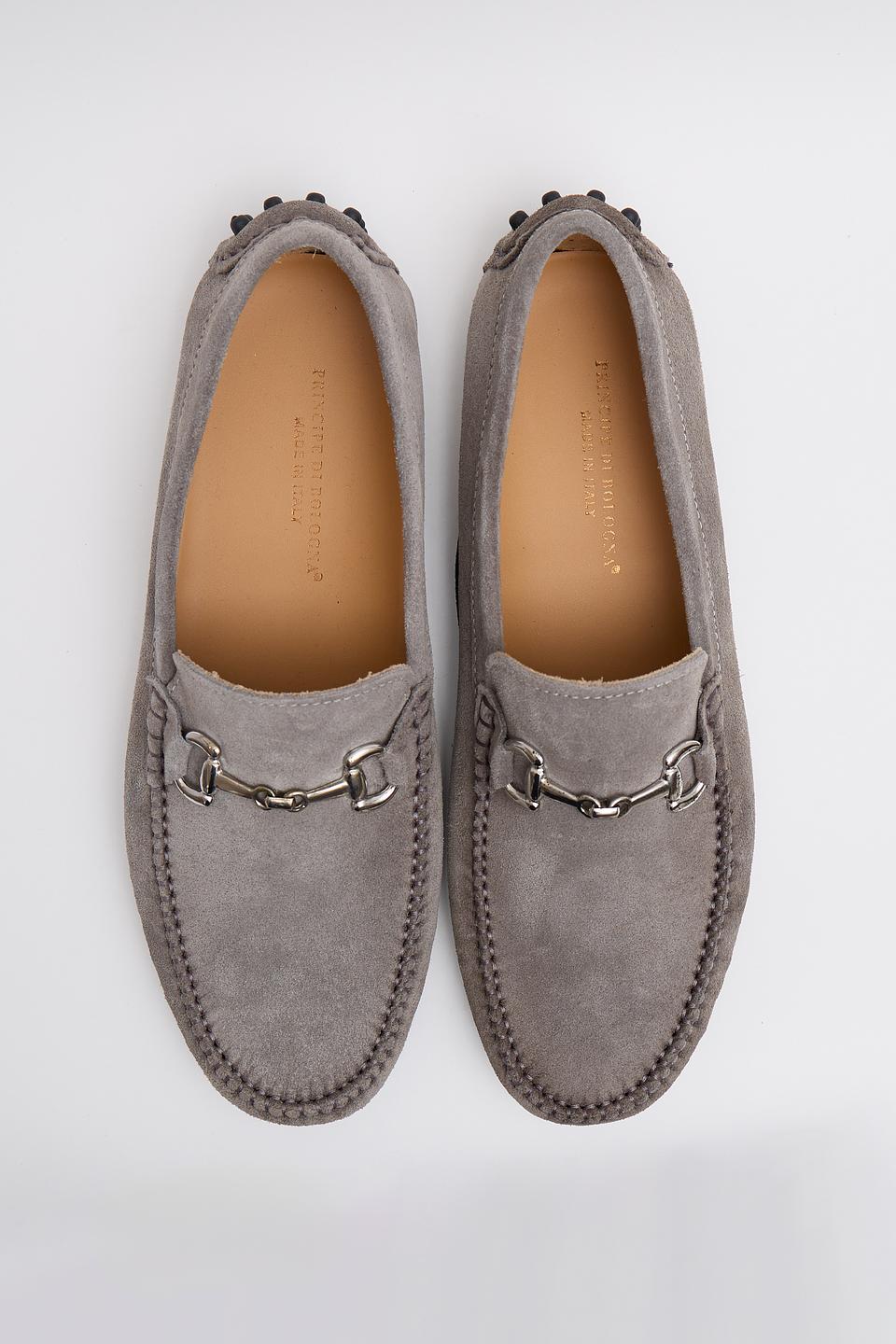 Лоферы Principe Di Bologna серые