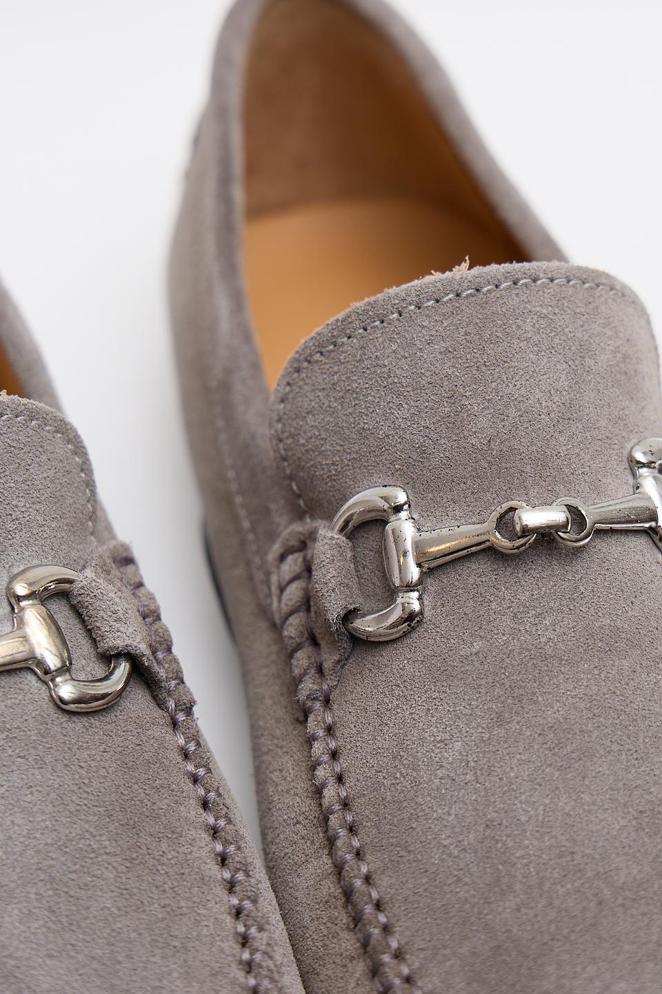 Лоферы Principe Di Bologna серые