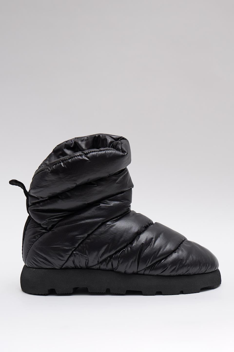 Ботинки Piumestudio чёрные стеганые