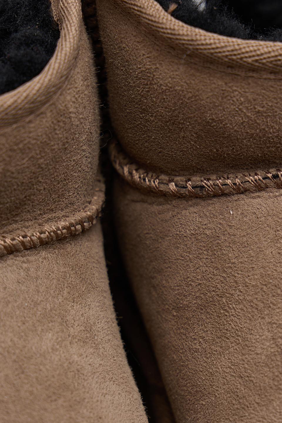 Угги Emu Australia на платформе, бежевые