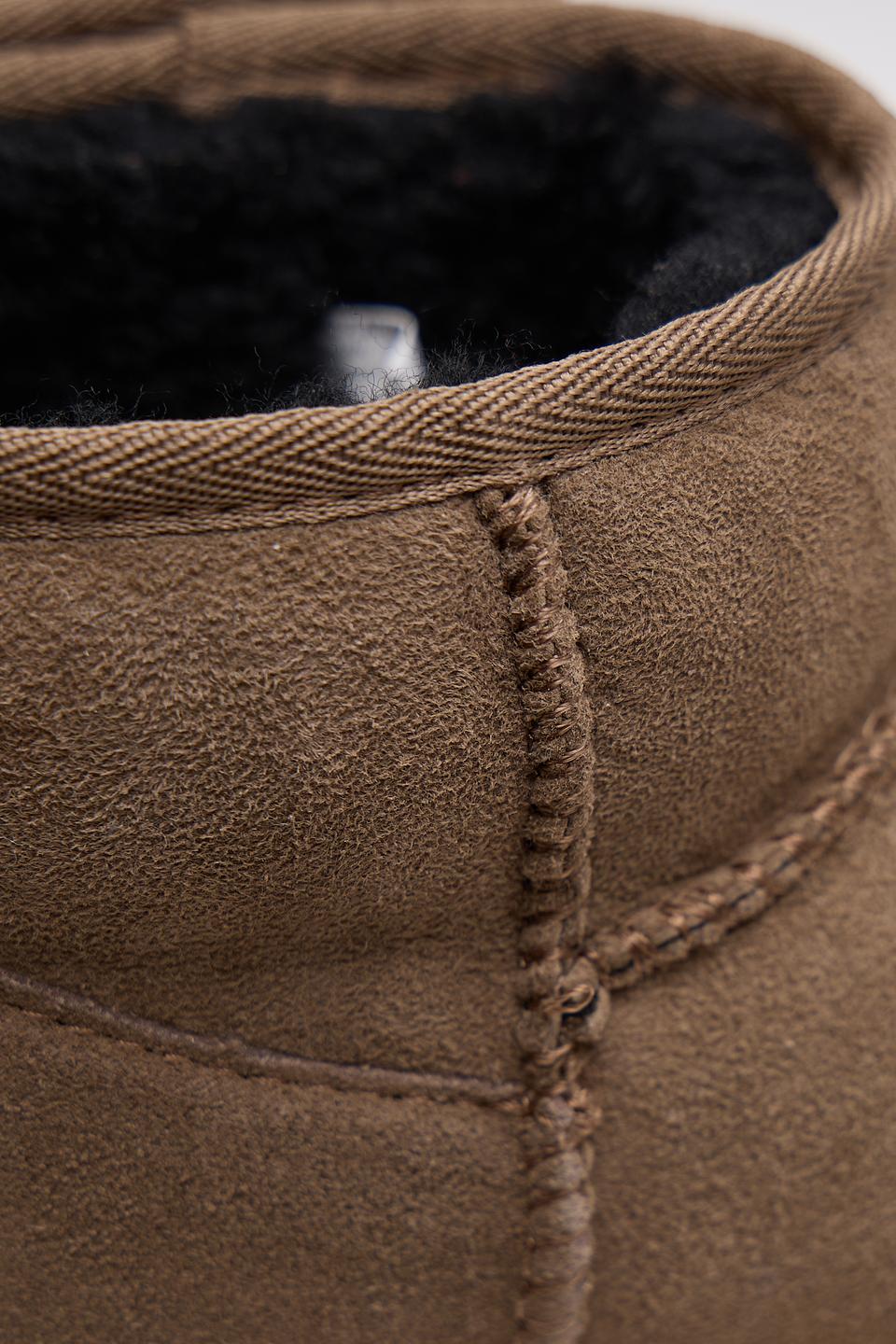 Угги Emu Australia на платформе, бежевые