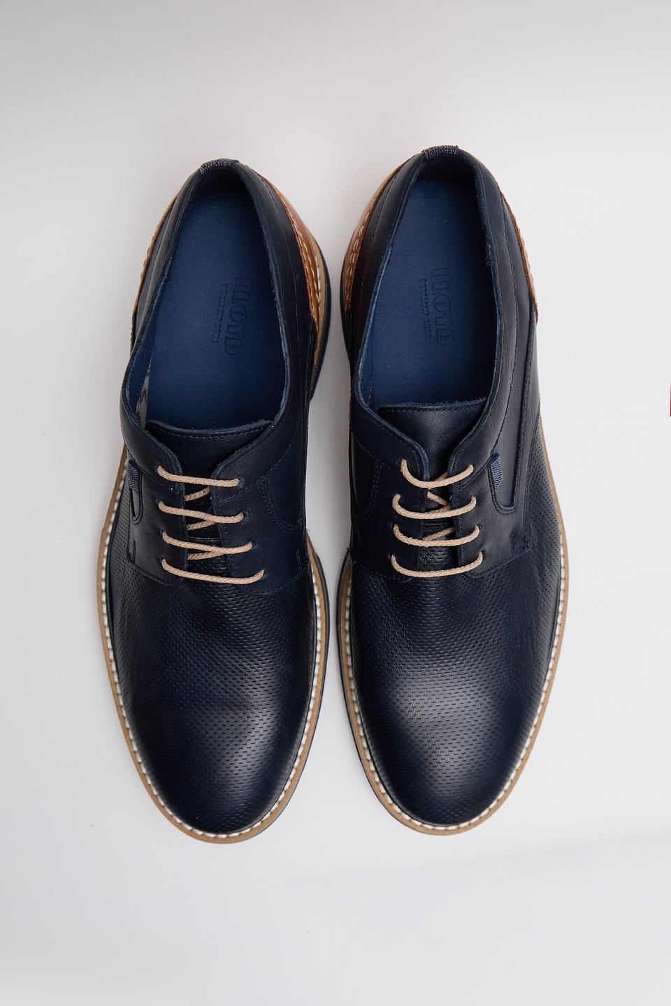 LLoyd дерби кожаные синие