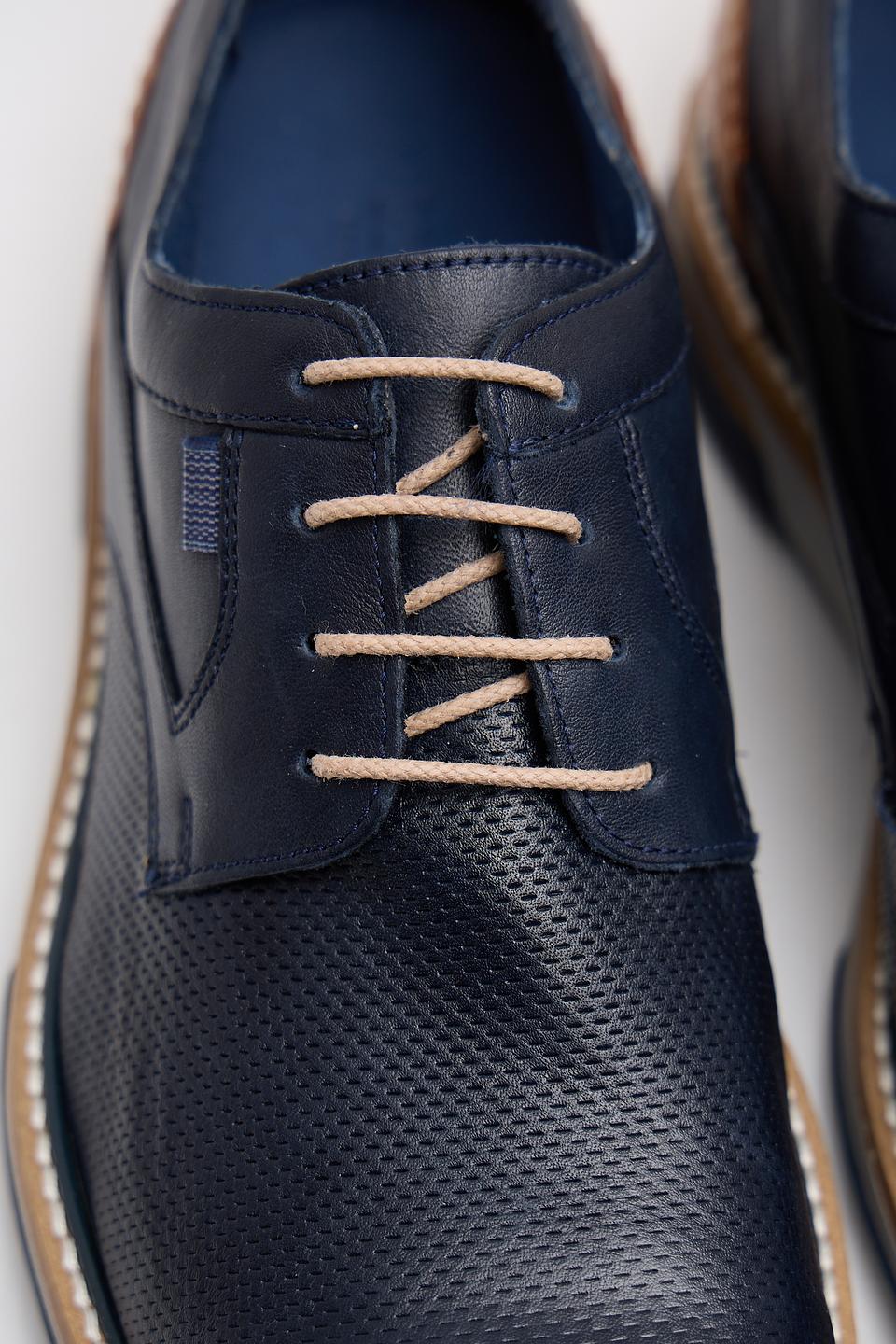 LLoyd дерби кожаные синие