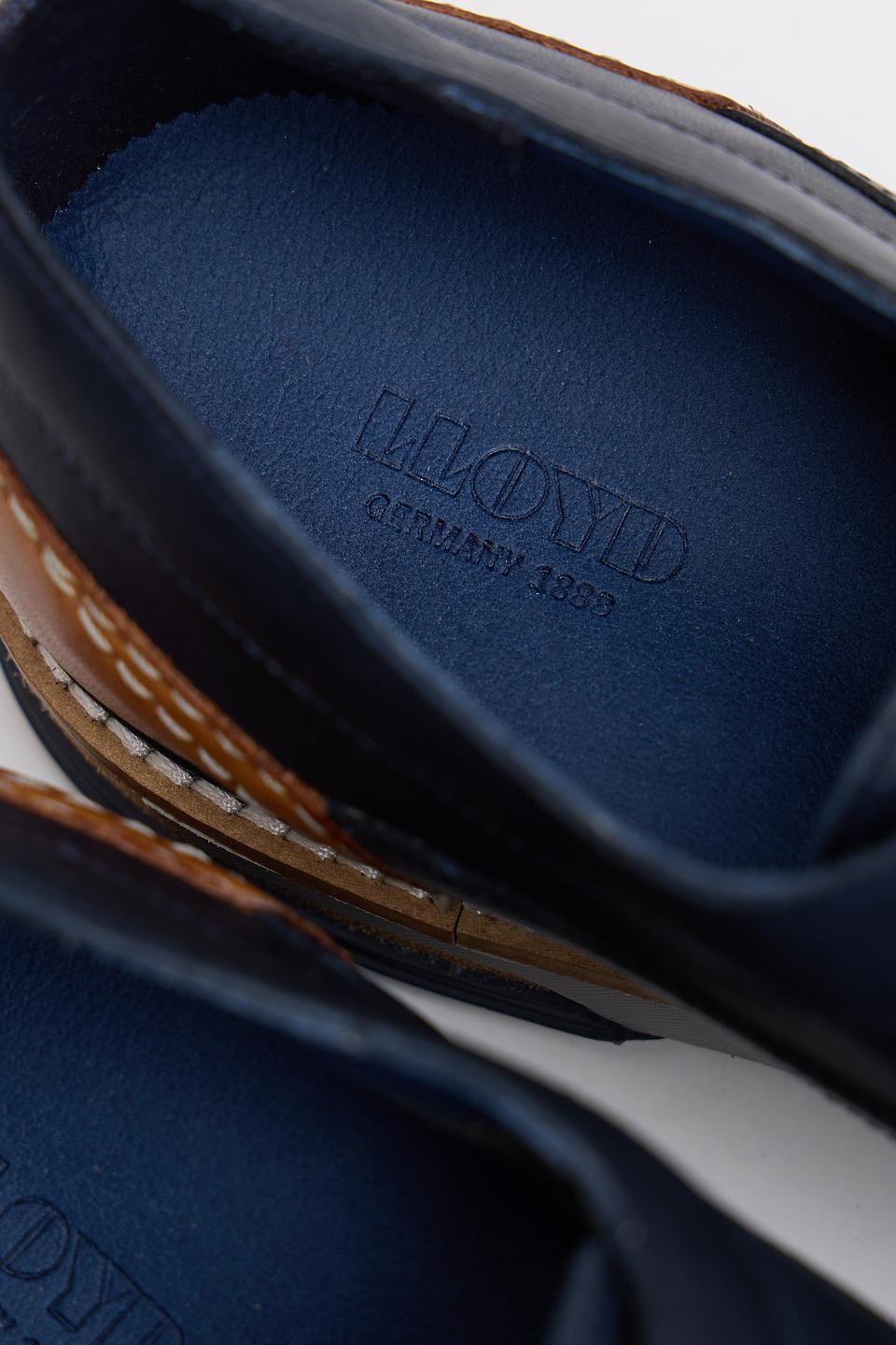 LLoyd дерби кожаные синие