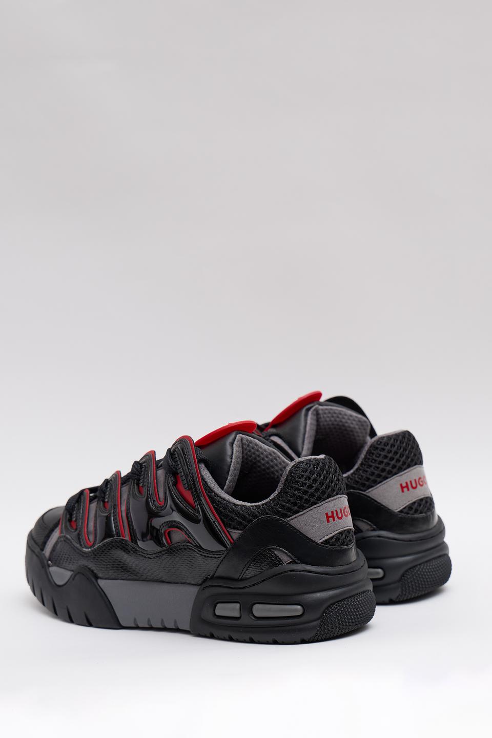 Кроссовки Hugo с красными вставками