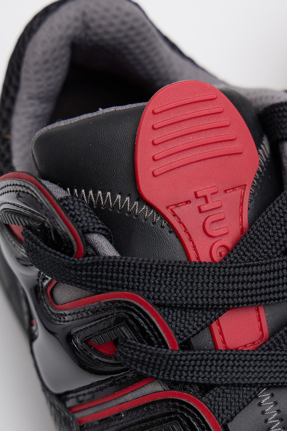 Кроссовки Hugo с красными вставками