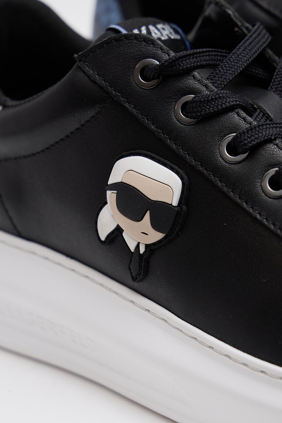 Кроссовки Karl Lagerfeld с логотипом чёрные