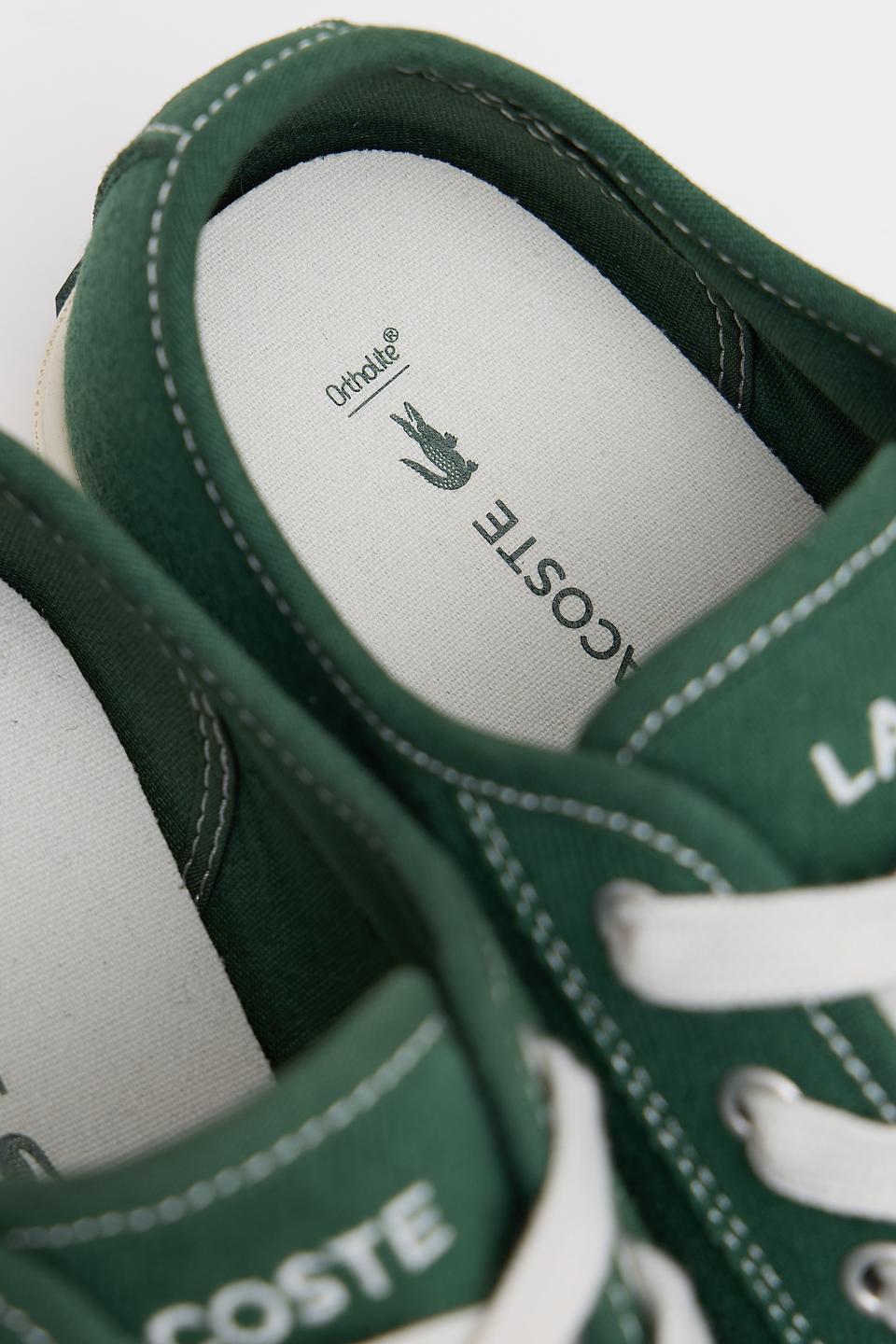 Кеды Lacoste в цвет хаки