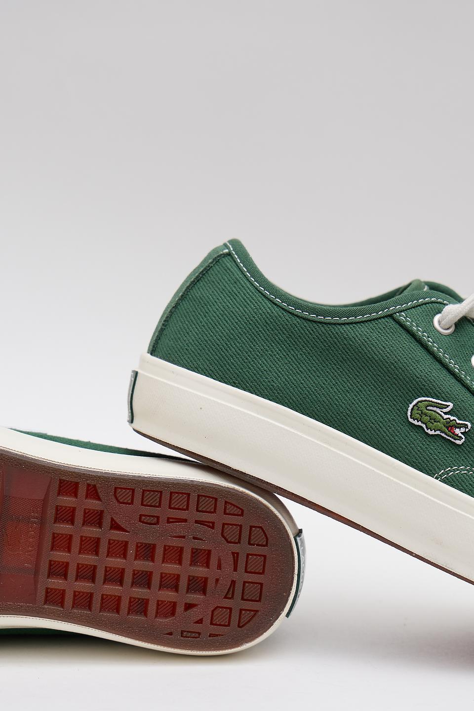 Кеды Lacoste в цвет хаки