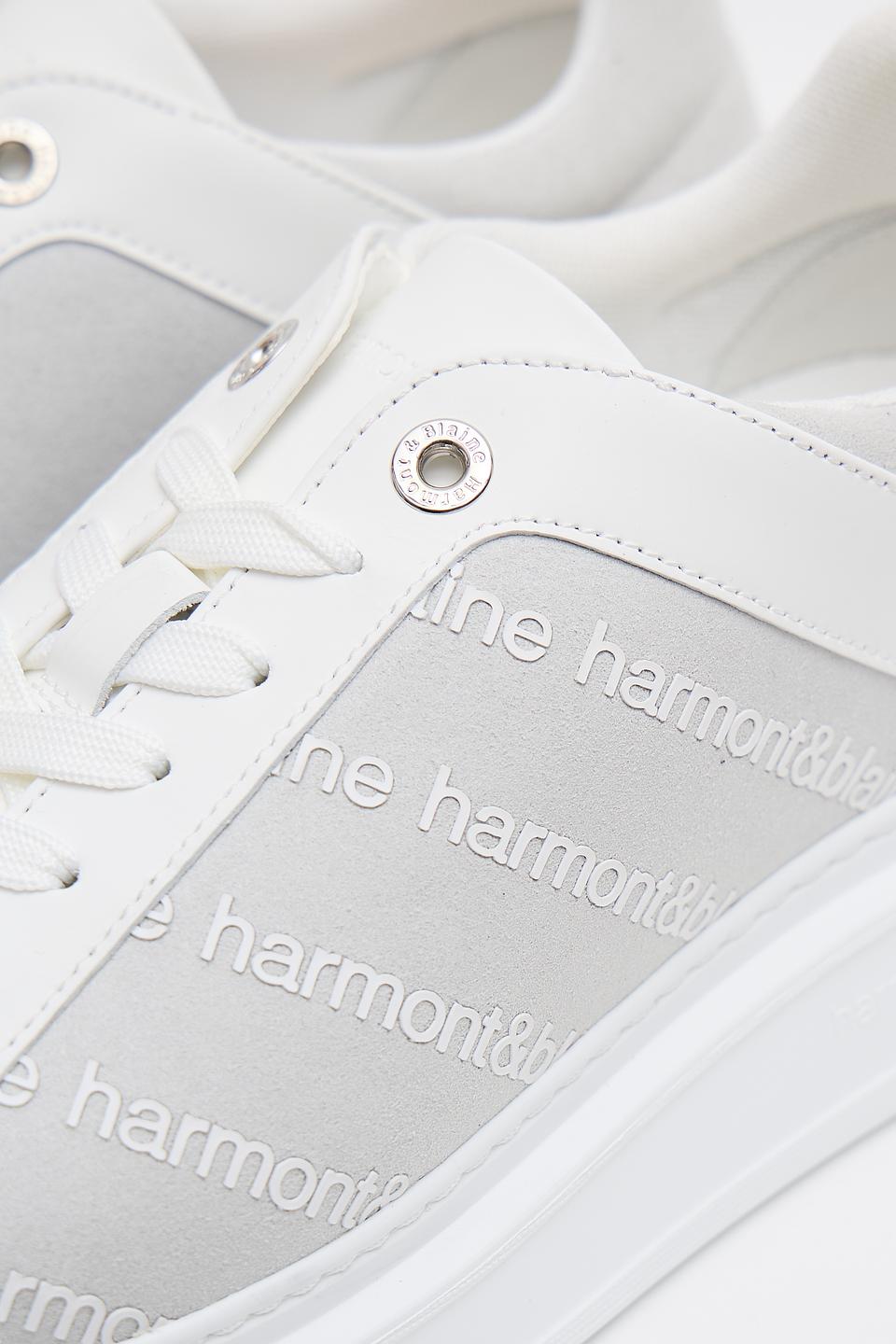 Кеды Harmont & Blaine белые с логотипом